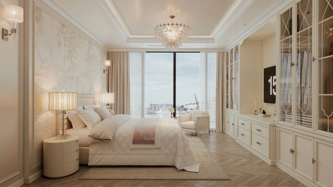 Concept phòng ngủ master - bộ sưu tập nội thất rời, KHÔNG thuộc tiêu chuẩn bàn giao