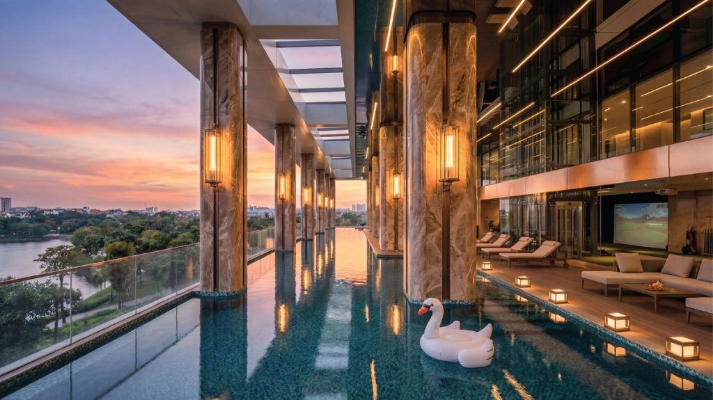 Crystal Plaza - khối đế thương mại 3 tầng