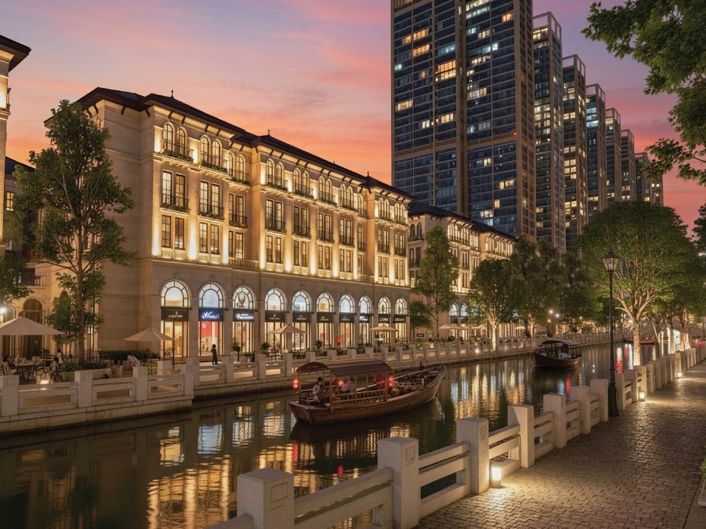 Minh họa tạm - mặt bằng shophouse chưa công bố, ảnh từ dự án Sunshine Legend City (cùng CĐT)