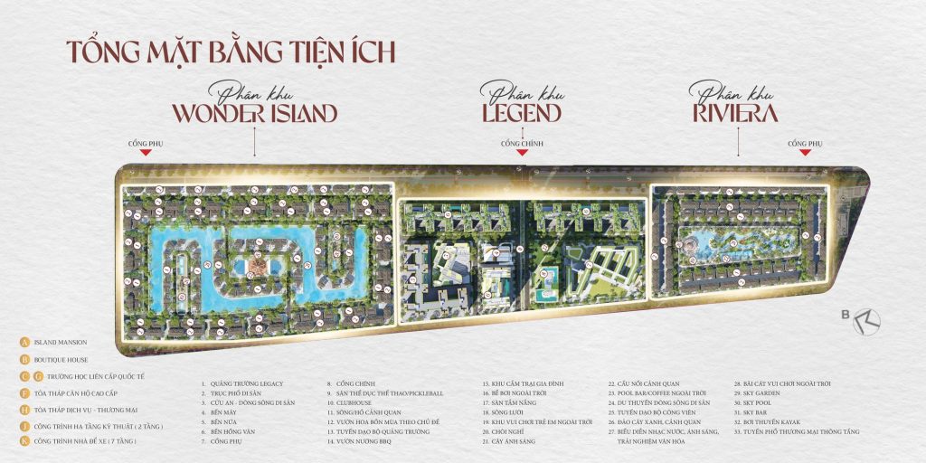 Mặt bằng tổng thể Sunshine Legend City