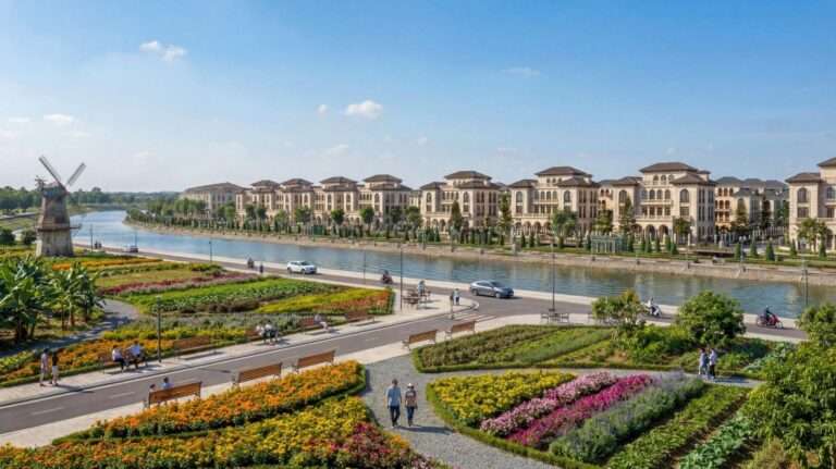 Phối cảnh dự án Noble Rivera Phúc Thọ
