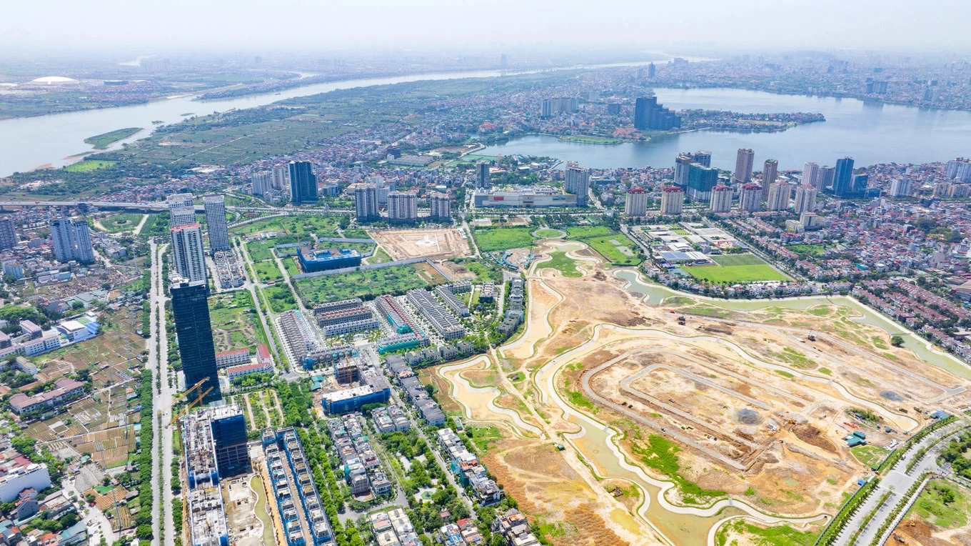 Khu đô thị Ciputra nhìn từ trên cao (Nguồn: Nguyễn Thu Land tổng hợp)